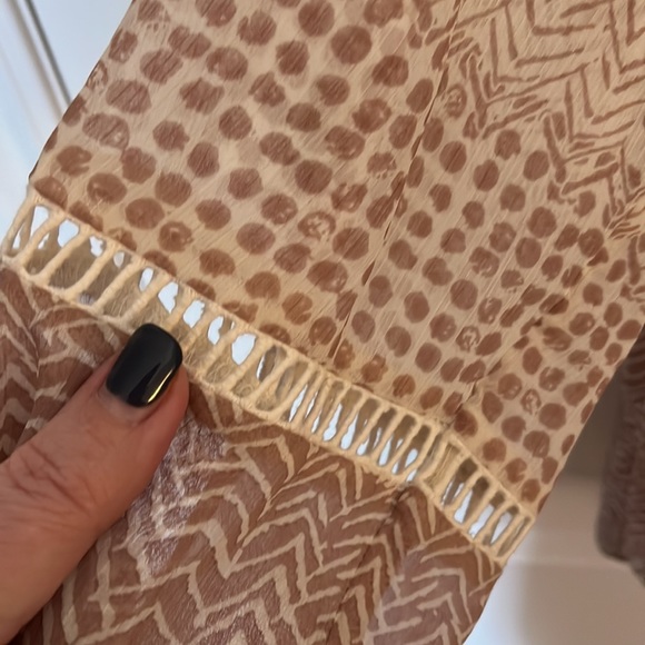 Maurice rose & cream blouse with built in cami - Picture 3 of 6